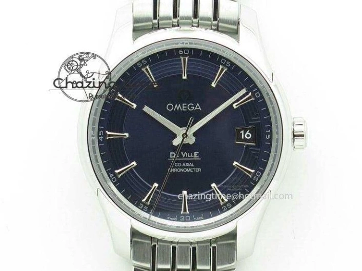 0325 HighPerformance De Ville SS DIWF 1:1 Best Edition Gray White Dial Blue Markers on SS Bracelet MIYOTA 7852